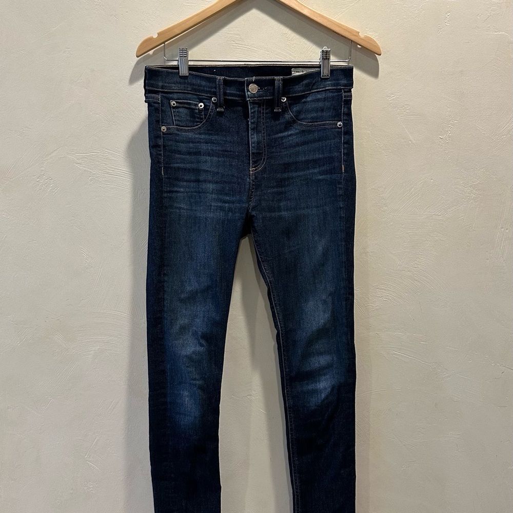Rag and Bone Dark Blue Denim Stretch Jeans